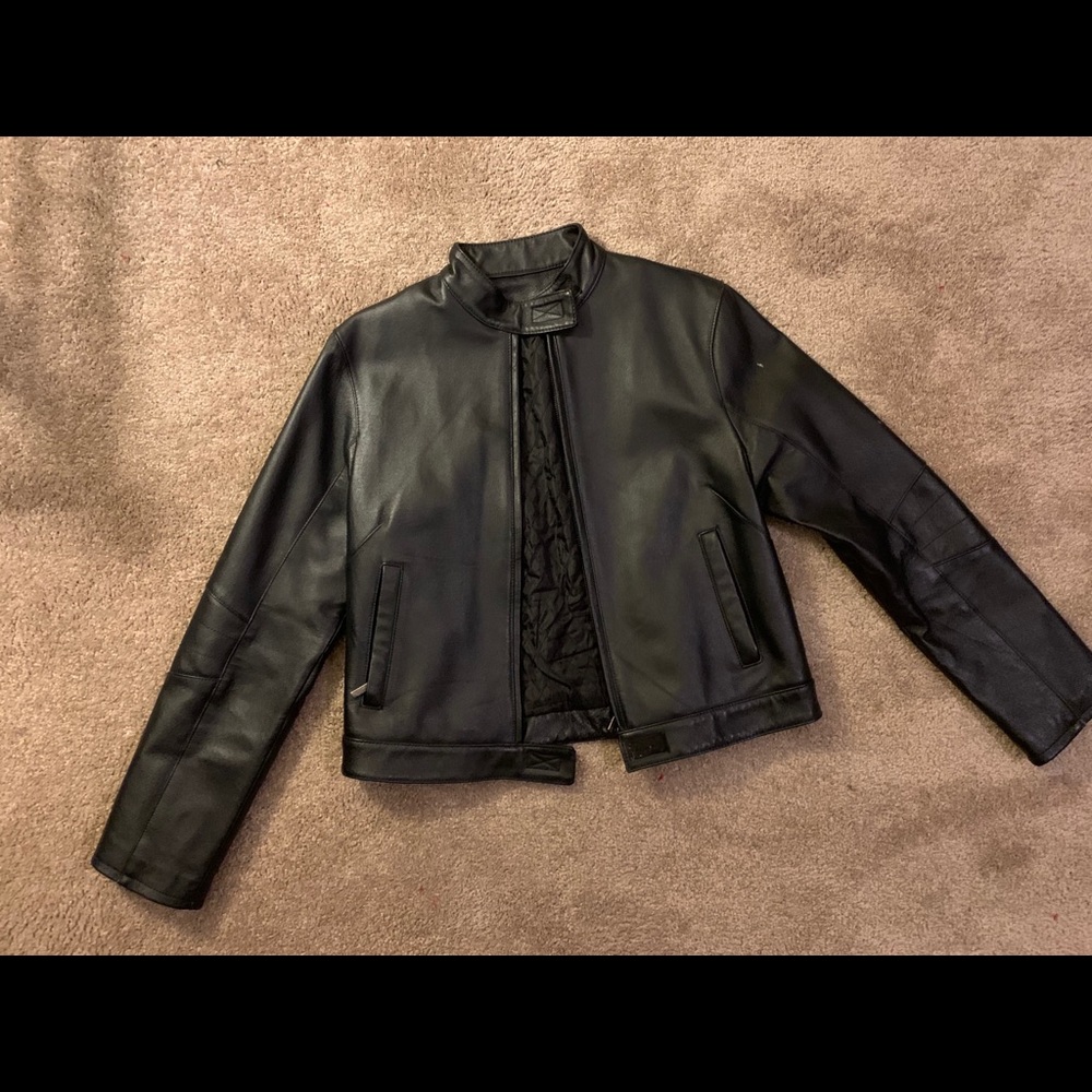 Genuine Black Leather Jacket